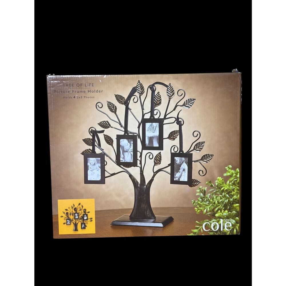 Cole Street Family Tree of Life 2 x 3 Pictures Frame Holder New in Box